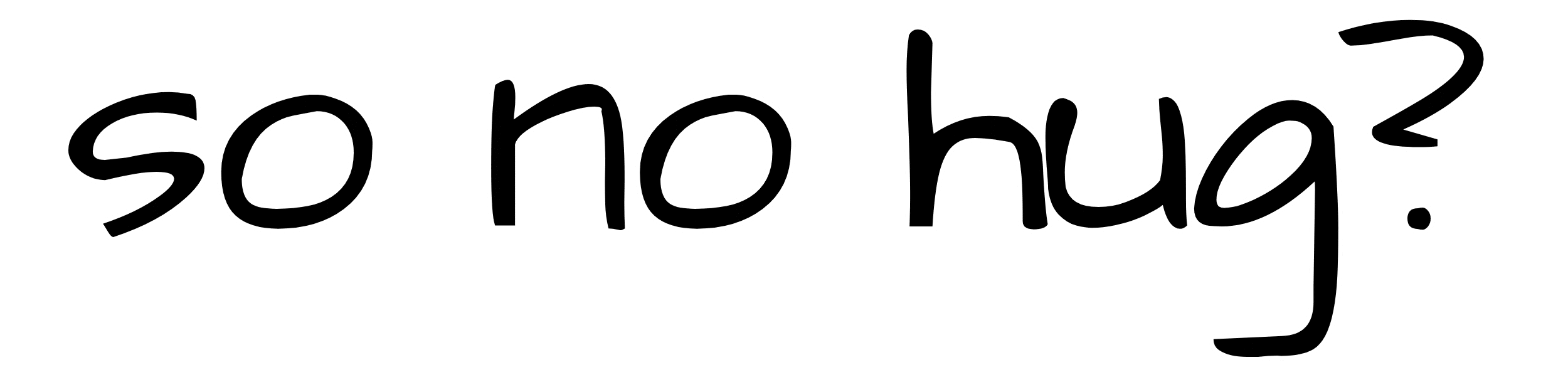 so no hug? Logo